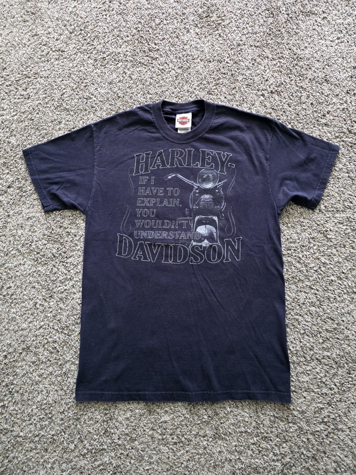 Vintage Harley Davidson Motorcycle T-Shirt M Oklahoma City If I Had To Explain