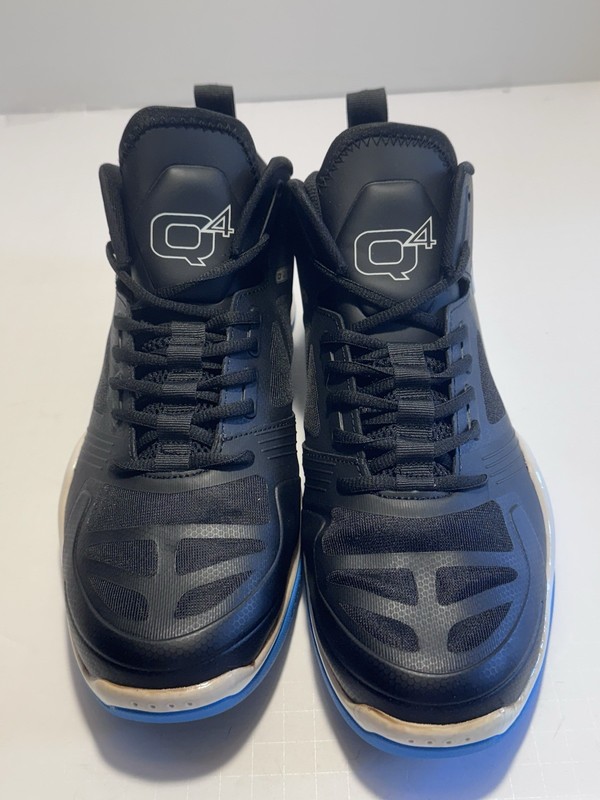 Q4 Sports Shoes Men’s Size 12. Jet Black  Blue  Q4 MB-005. Black Aster