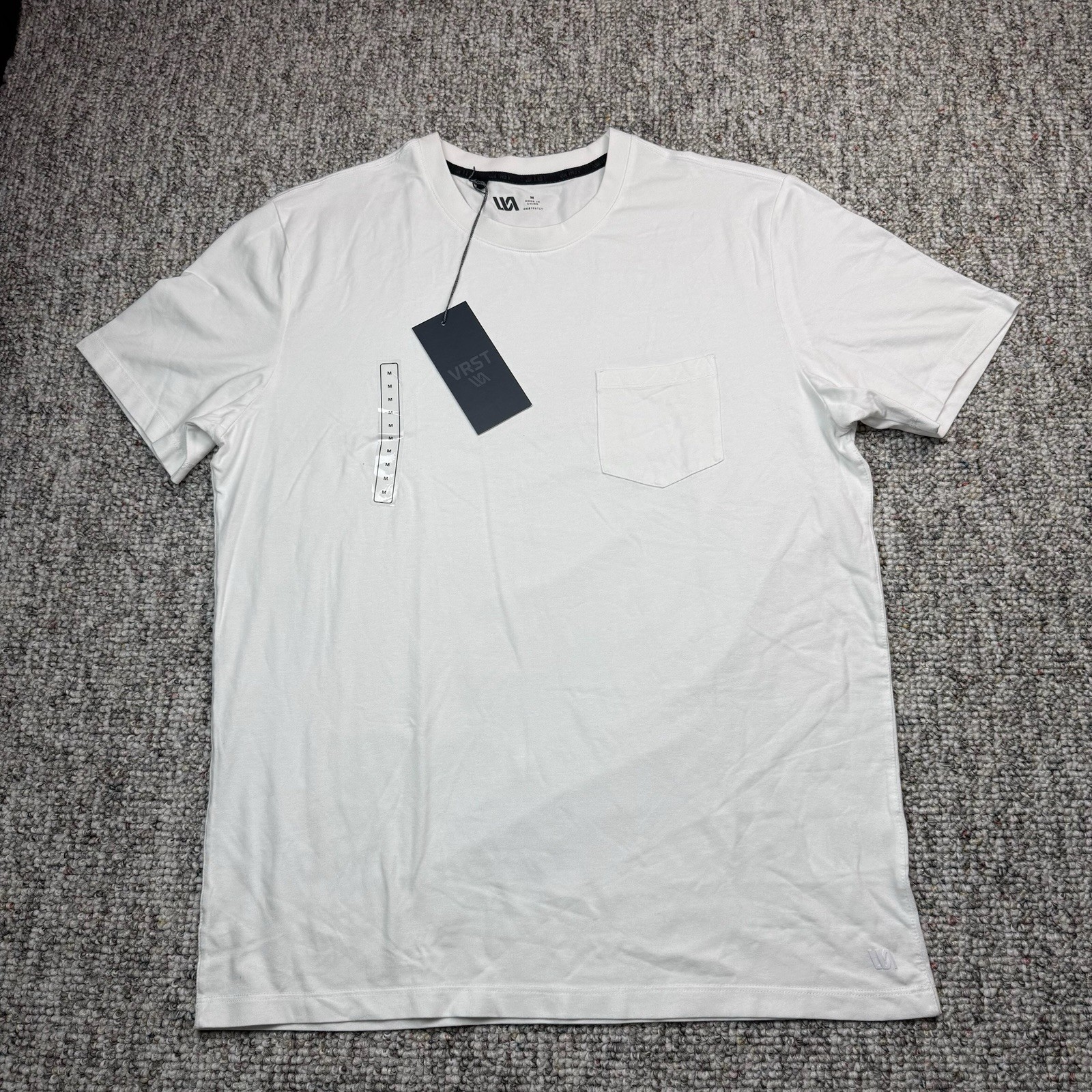VRST Shirt Mens Medium Essential Pocket Tee Short Sleeve White NWT gallery