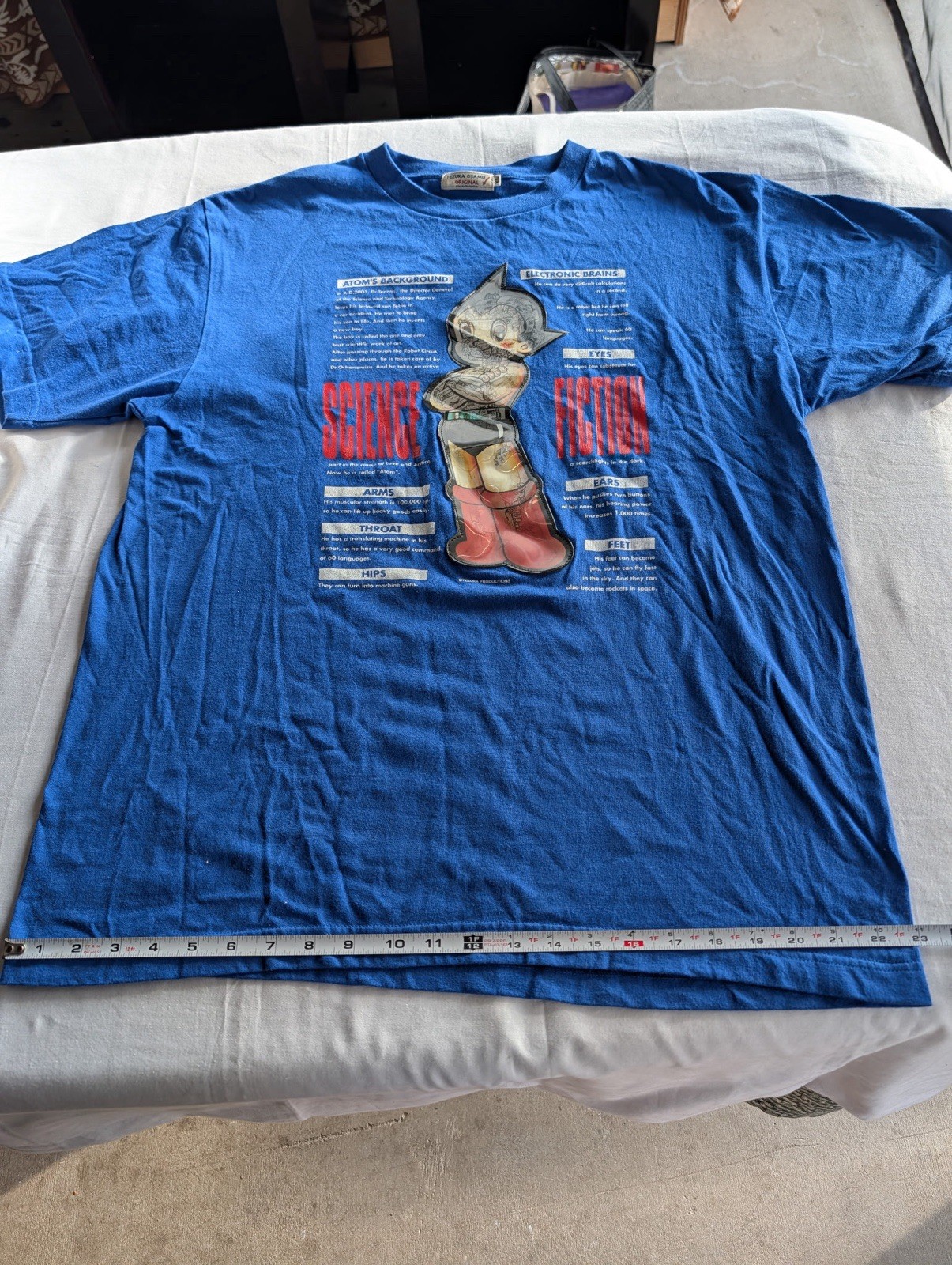 VINTAGE ASTRO BOY MIGHTY ATOM3D HOLOGRAM TEZUKAPRODUCTIONS MANGA ANIME TSHIRT gallery