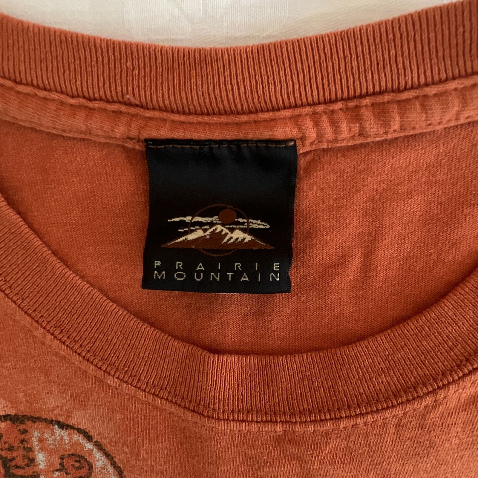 Moab Utah Souvenir Graphic T-Shirt Men XL Burnt Orange Petroglyph Rock Art Tee gallery