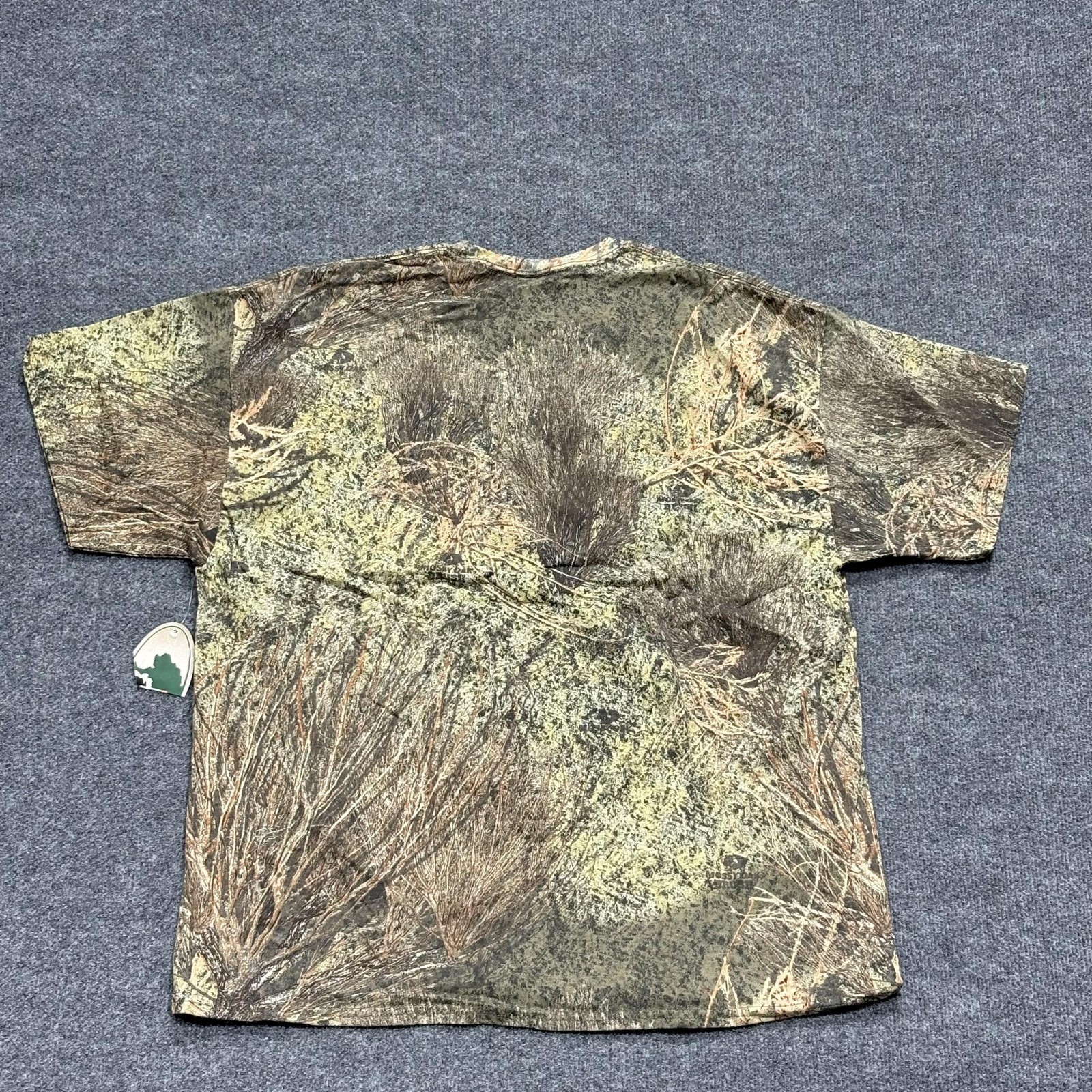 Mossy Oak Brush Shirt Mens 2XL Camo Short Sleeve Graphic Outdoor Hunting Tee gallery