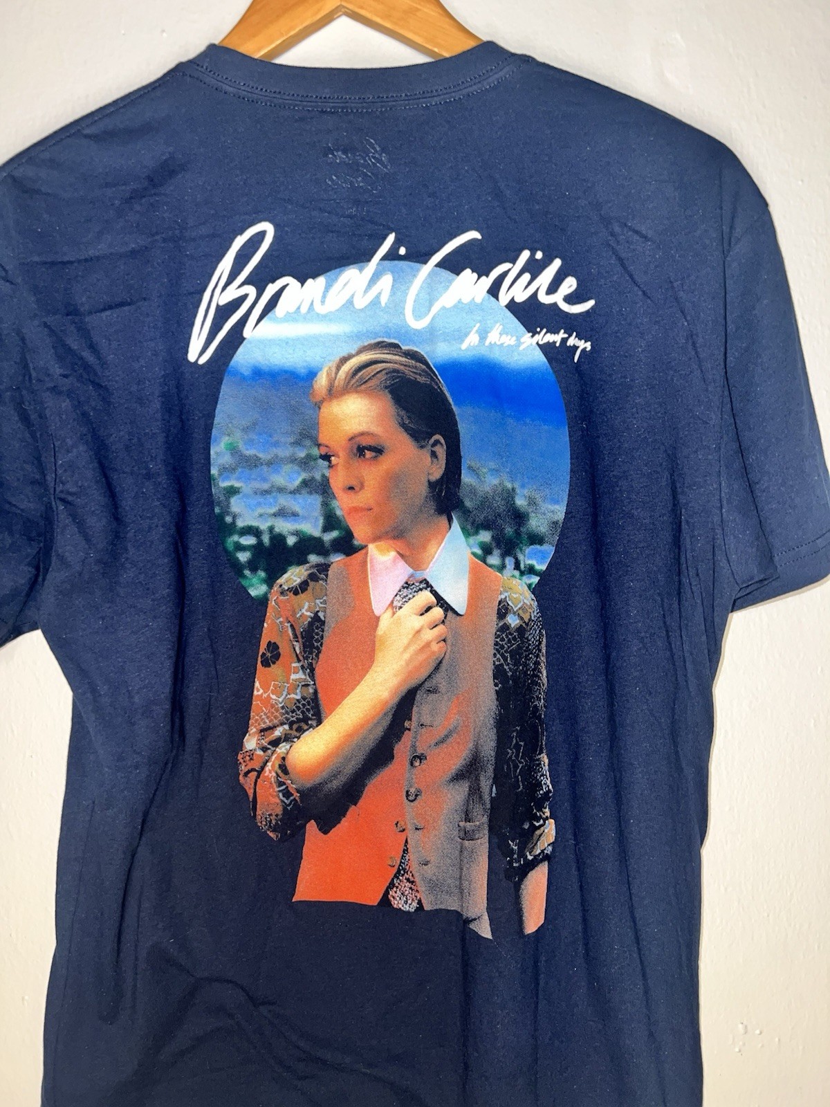 Brandi Carlile Concert T-Shirt Mens Medium Portrait Graphic Tour Merch Black Tee gallery