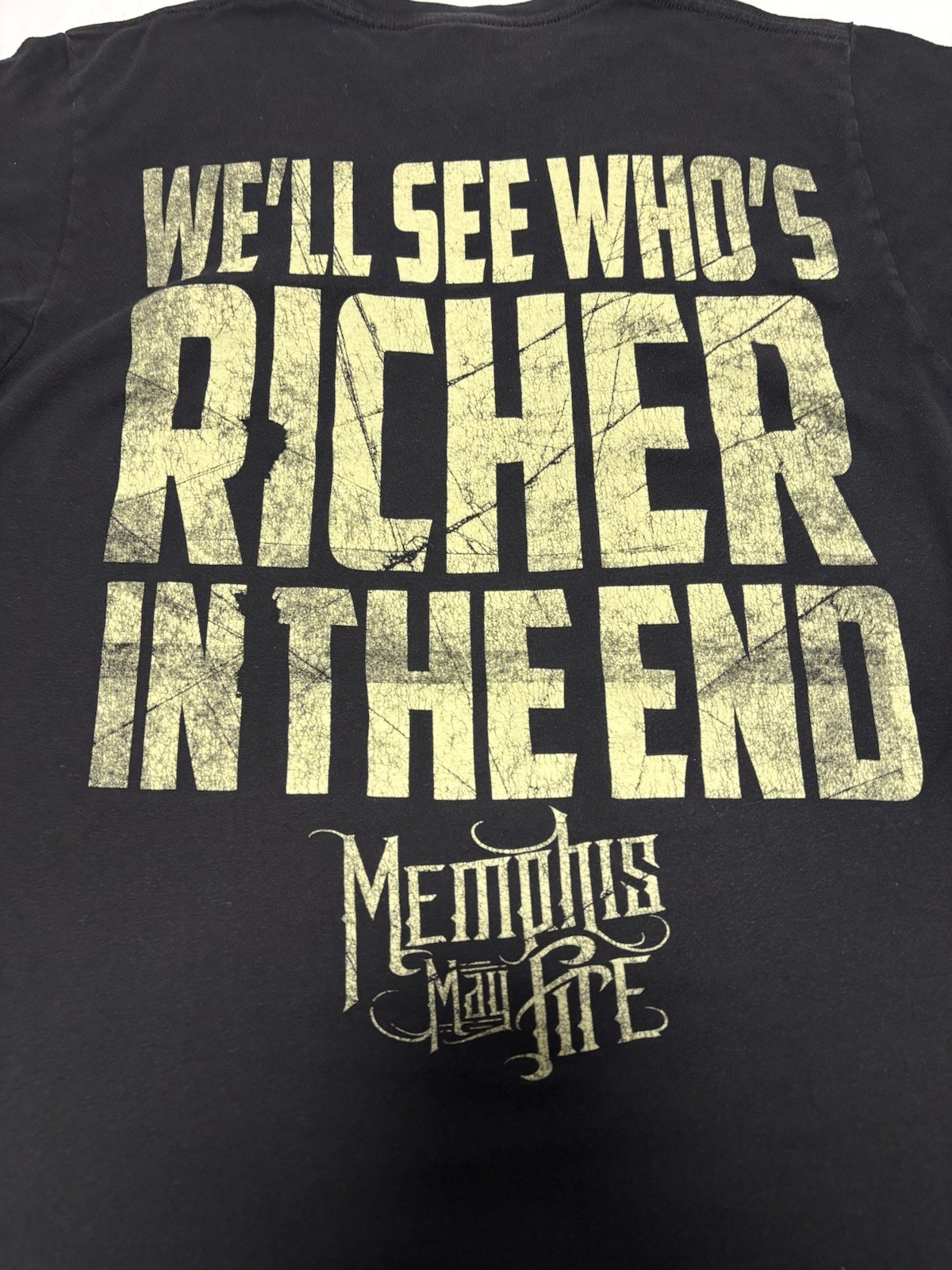 2012 Memphis May Fire Richer Band T-Shirt Size M Challenger Album Era Metalcore gallery