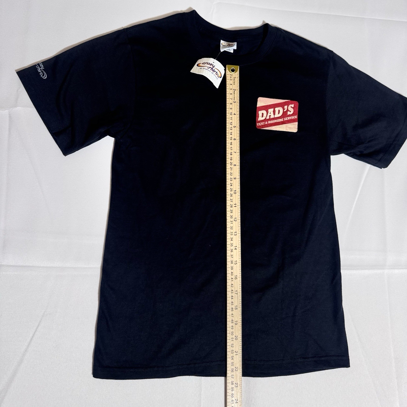 Crazy Shirts Graphic T, NWT, DAD’S, 100% Combed Cotton, Black, Female/Youth, S/M gallery