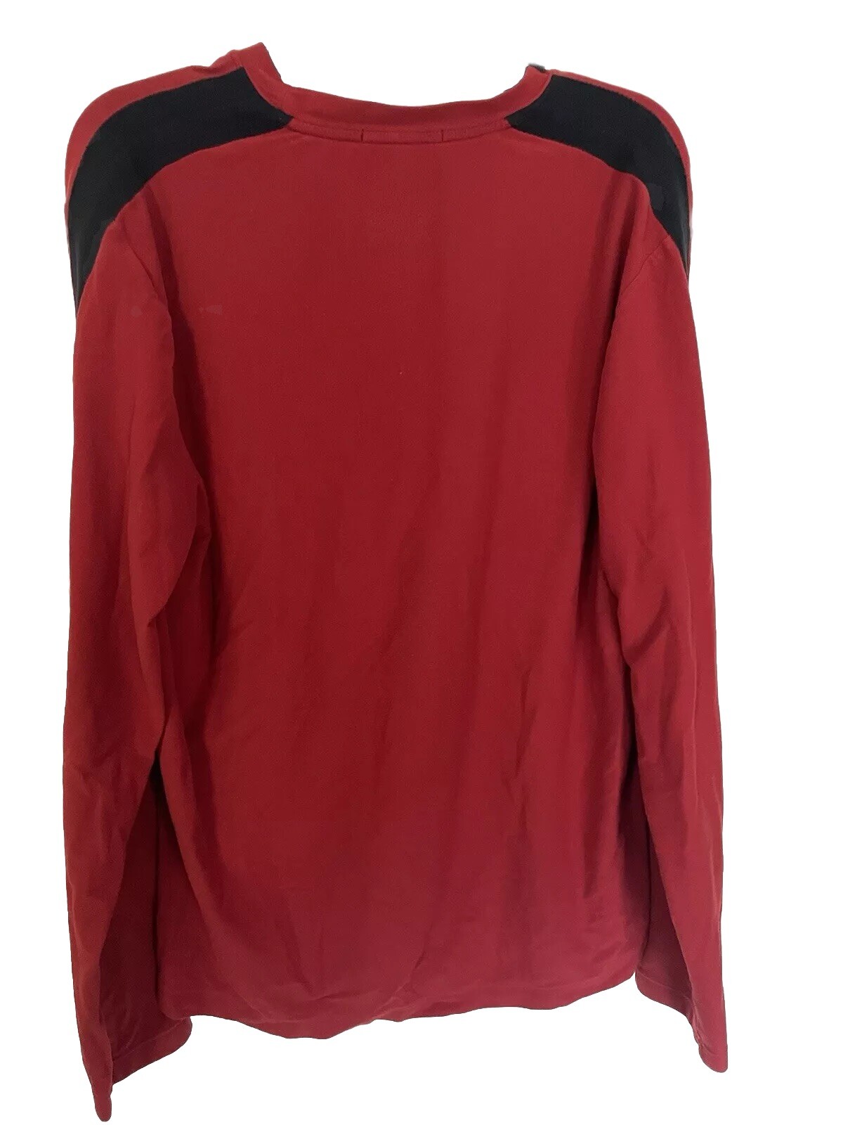Banana Republic Men’s Shirt Red & Black Soft Pullover Medium gallery