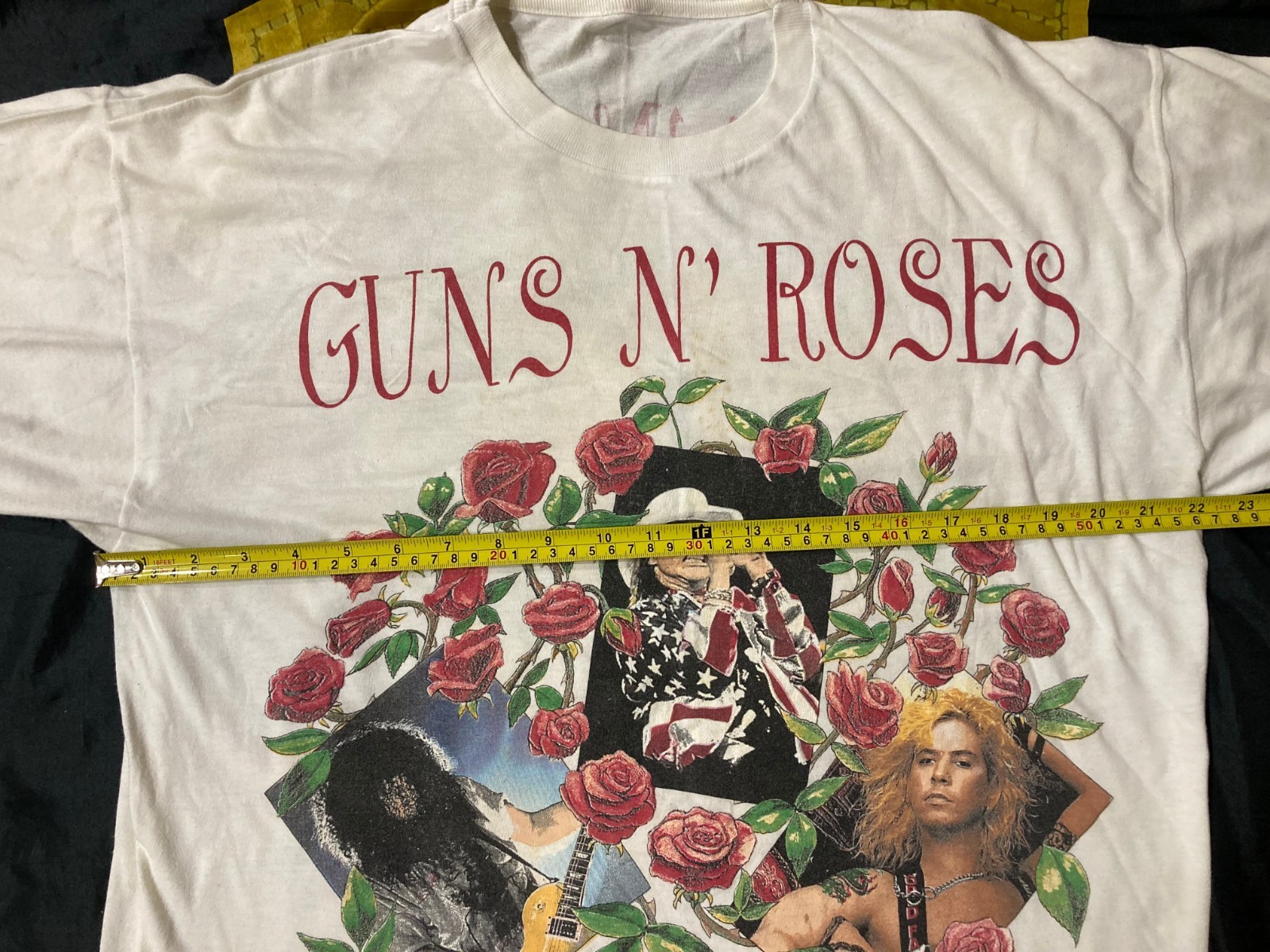 Guns N Roses 1993 World Tour Skin n Bones T Shirt Men's US XL / EU 56 gallery