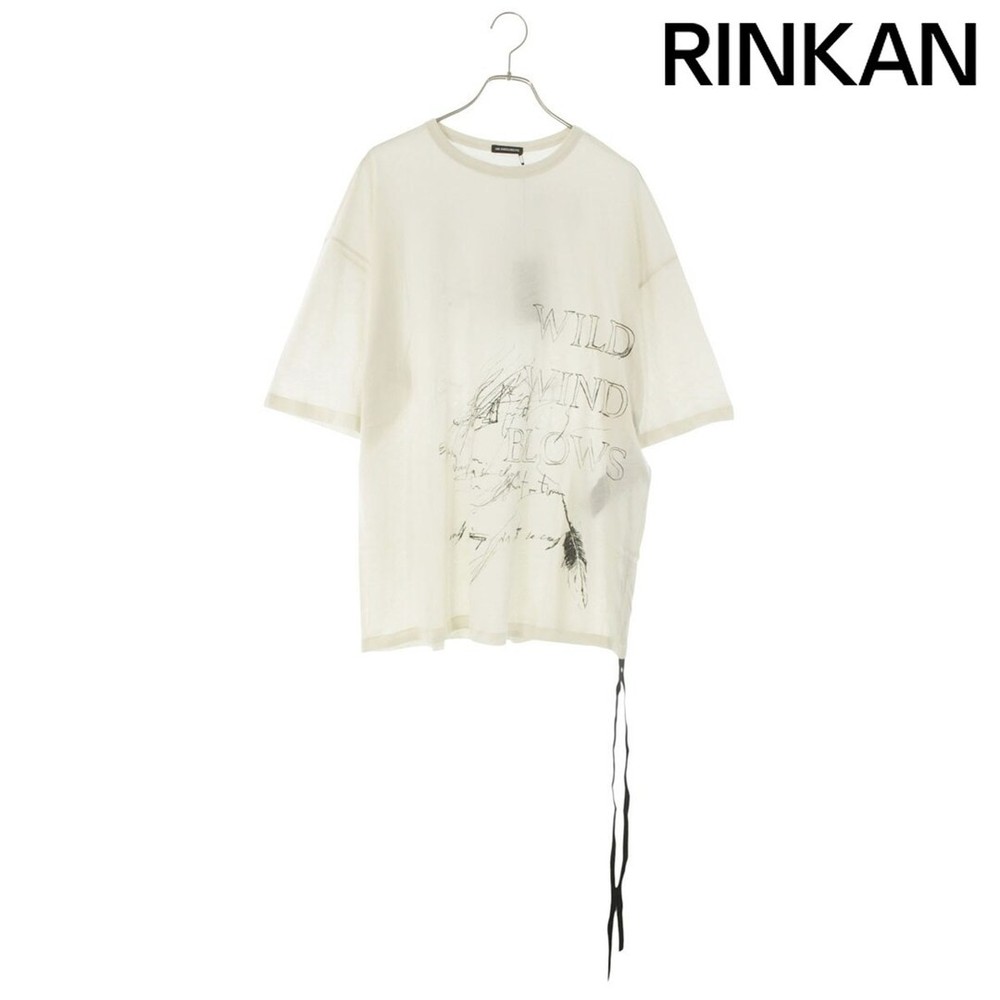 Andummeester 26SS B0013826FA206 Message Print T-shirt Men’s L Used 0ab2c8e8a73b6