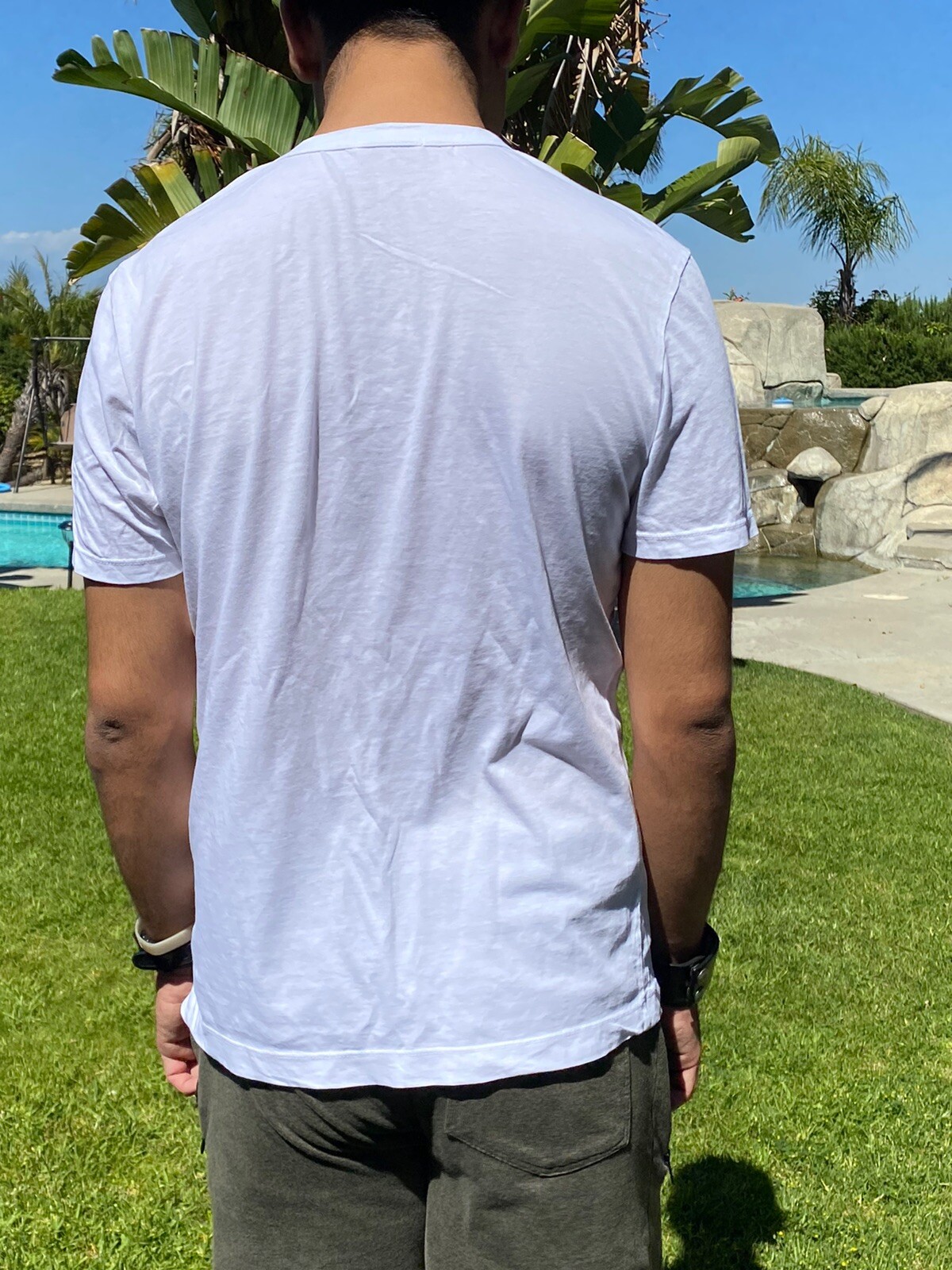 NWT Men Buck Mason 100% Pima COTTON Classic Straight Hem White T-Shirt Tee gallery