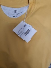 495$ BRUNELLO CUCINELLI MENS COTTON JERSEY T-SHIRT SZ:US S/48EU.Made In Italy