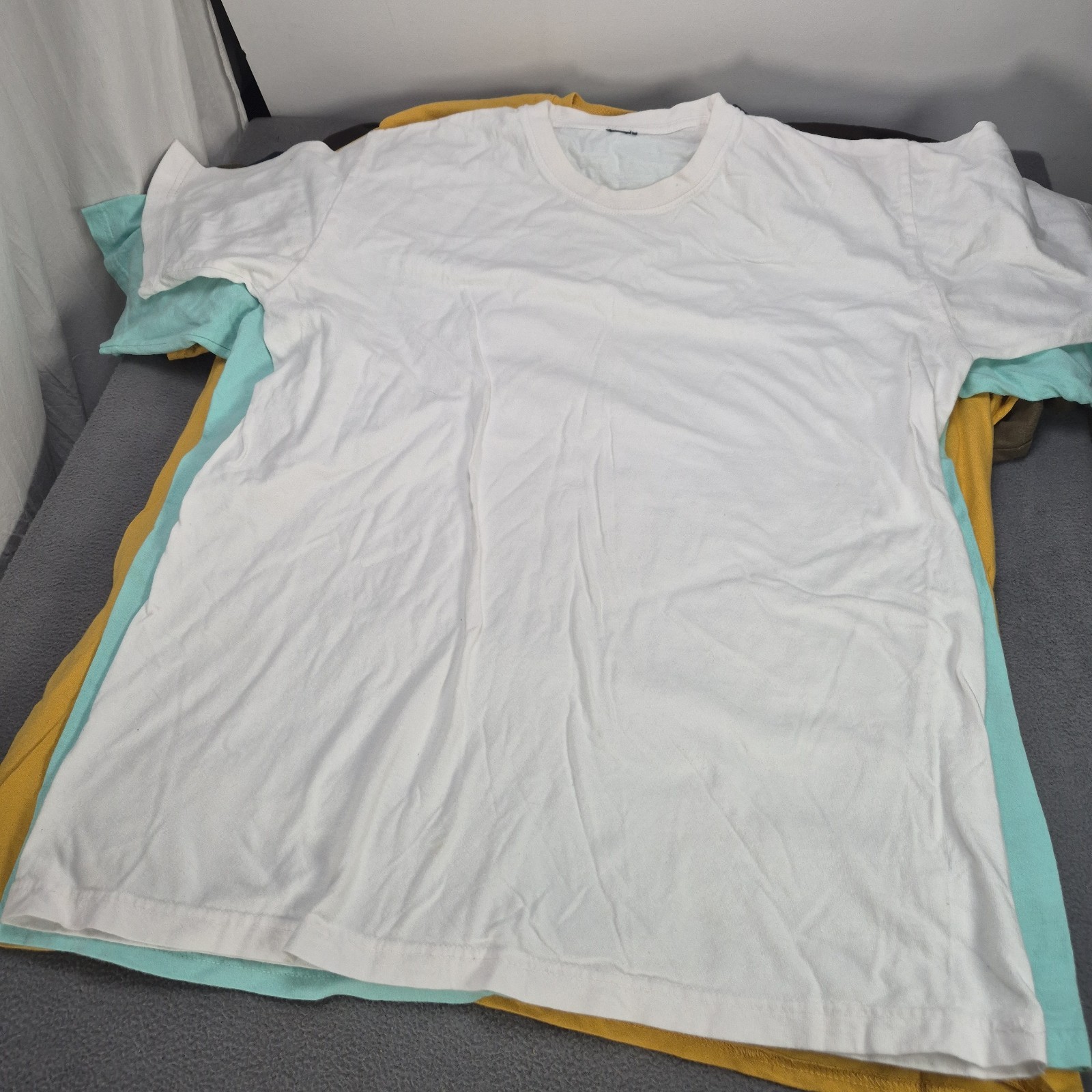 Men's XL/XXL Used Lot Of 9 T-shirts Various Brands & Colors Basketball Work Wear gallery