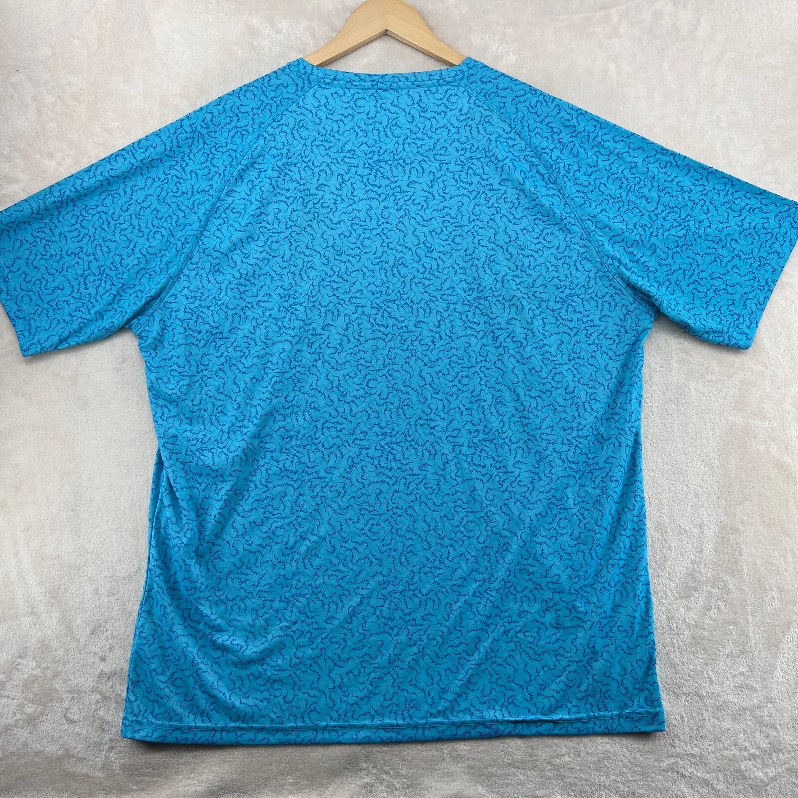 Hook &Tackle UPF 50+ Sun Protection Men's Size XL Fishing Crew-Neck T-Shirt gallery