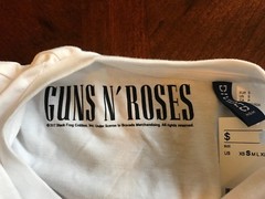Authentic H&M Licensed GUNS N ROSES T-Shirts NEW XS, S, M, L, XL Long Sleeve GnR