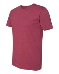Mens Premium Fitted CVC Crew Tee (N6210) Banana Cream m