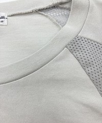 LAD MUSICIAN MESH LINE LONG SLEEVE T-SHIRT gray 2124-706