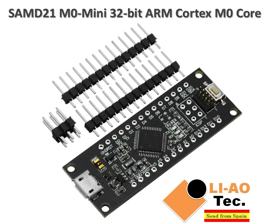 SAMD21 M0-Mini 32-bit ARM Cortex M0 Core Compatible with Arduino Zero M0 Form Mi