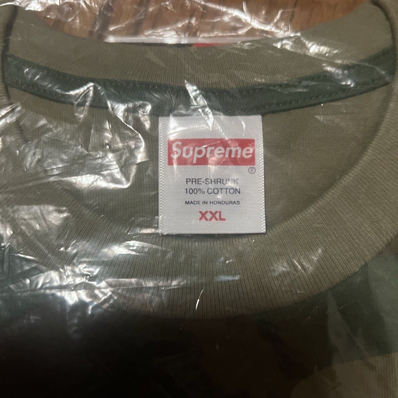 In-Hand Supreme Playboi Carti Photo Tee Woodland Camo Size: XXL gallery
