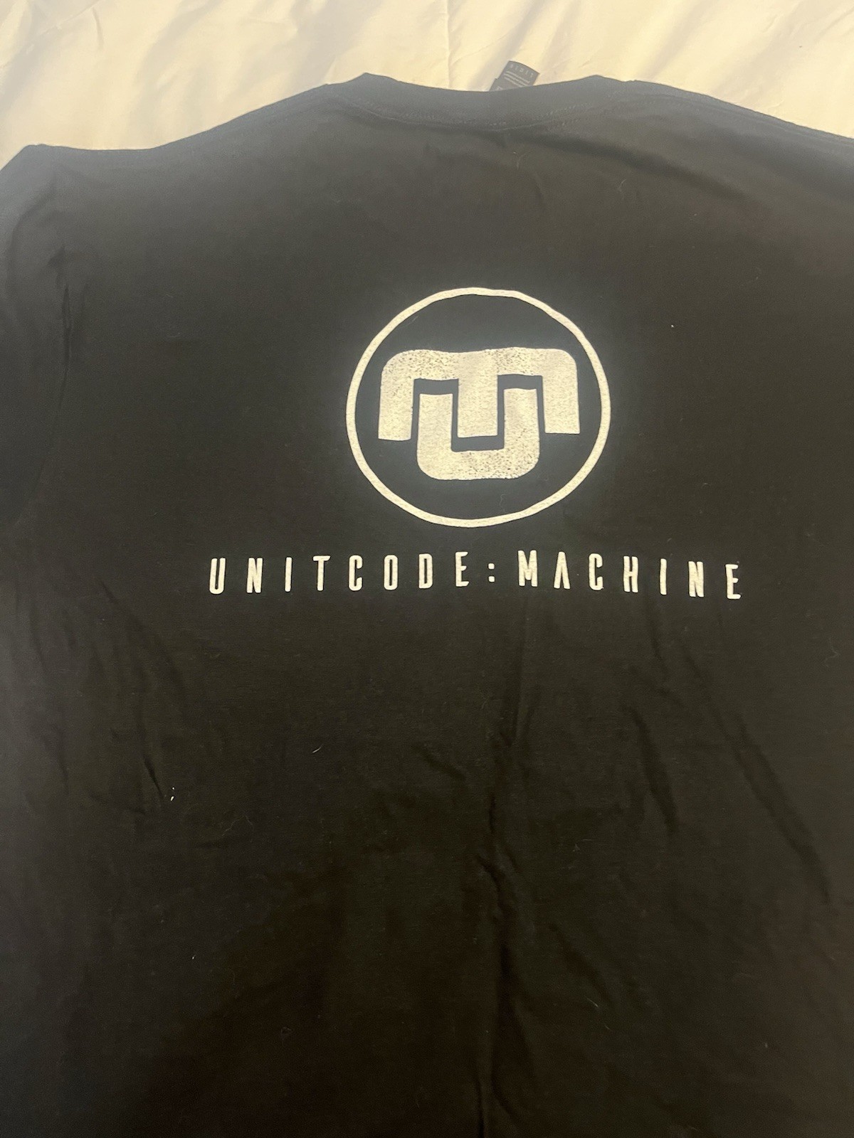 Unitcode: Machine Concert shirt Black Graphic Tee Mens L Double-Sided gallery