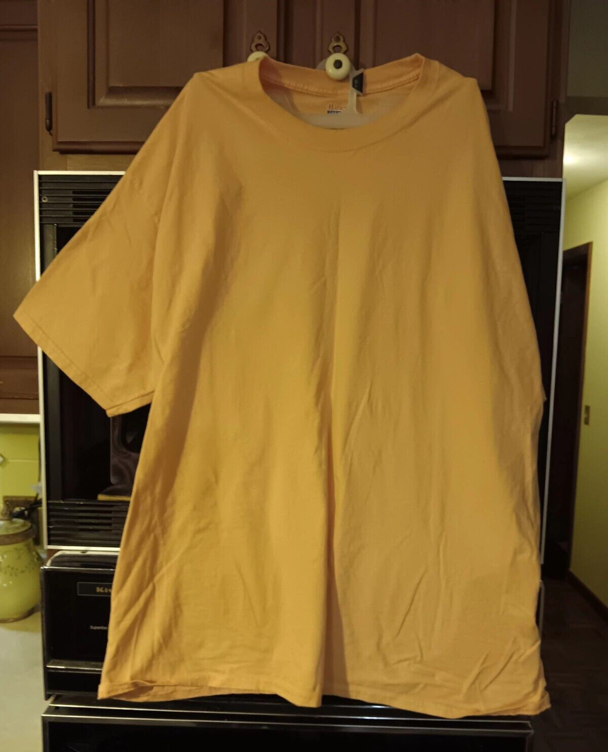 Hanes Beefy-T Cotton Plain Crew Neck Short Sleeves Adult T-Shirt Size 3X Salmon gallery