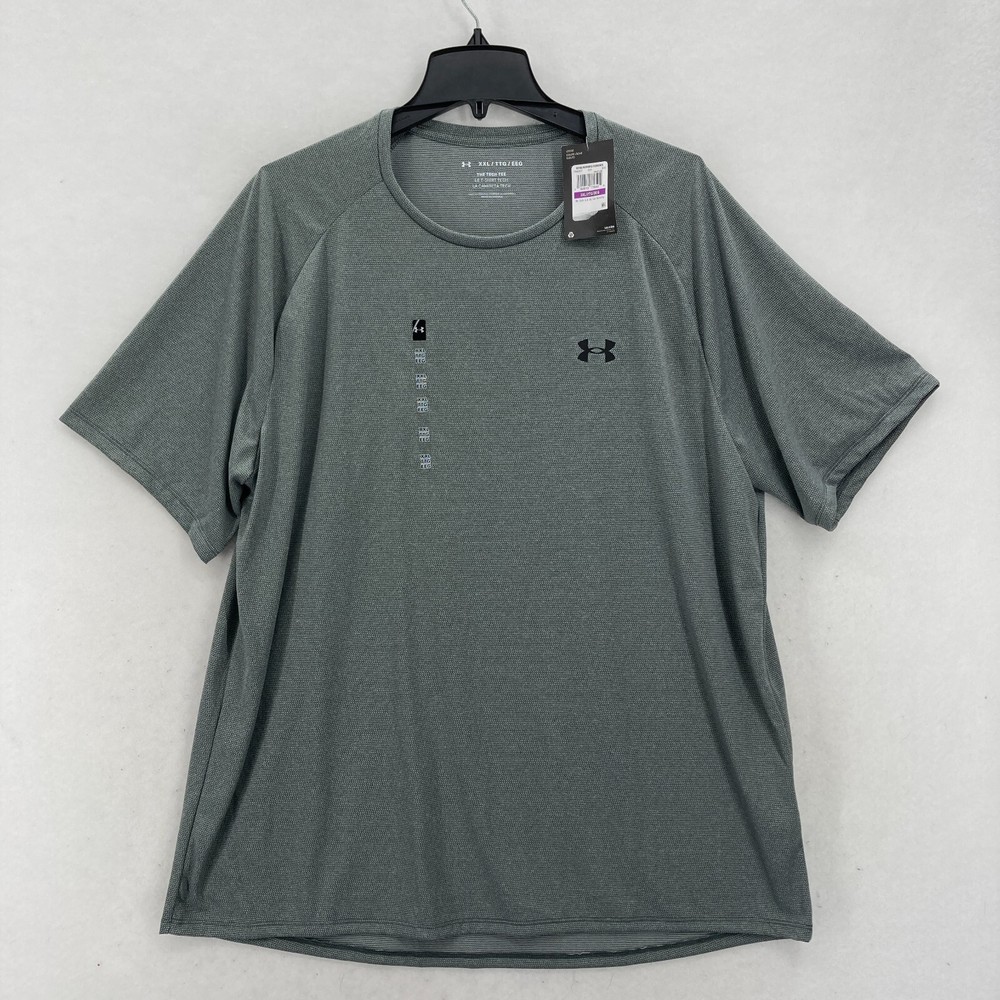 Under Armour Tech 2.0 Short Sleeve T-Shirt Mens 2XL Loose Fit Gray Casual NWT