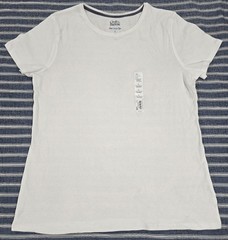 Croft & Barrow The Classic Tee White Cotton Men’s Short Sleeve T-Shirt Size L