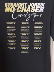 Straight Jokes No Chaser Comedy Tour 2023 Graphic Tee Large