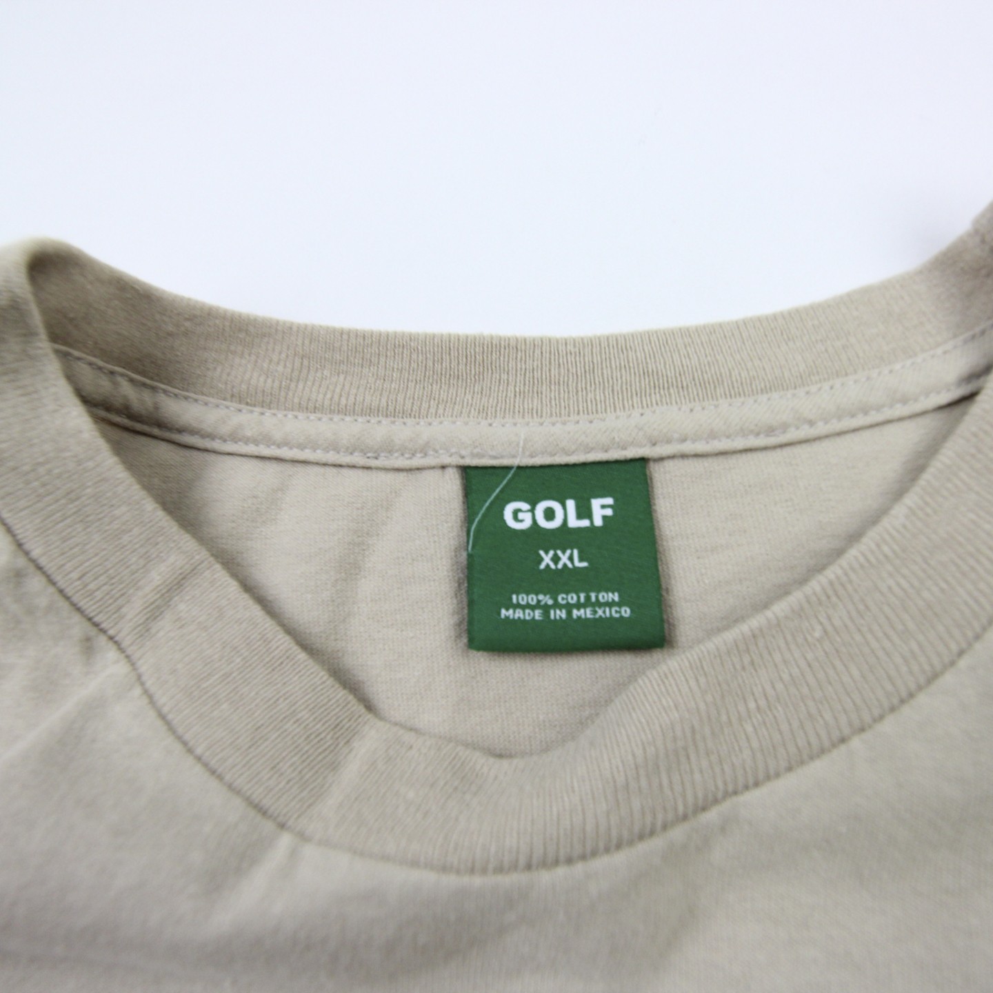Golf Wang Short Sleeve Shirt Men's Beige Used XXL gallery