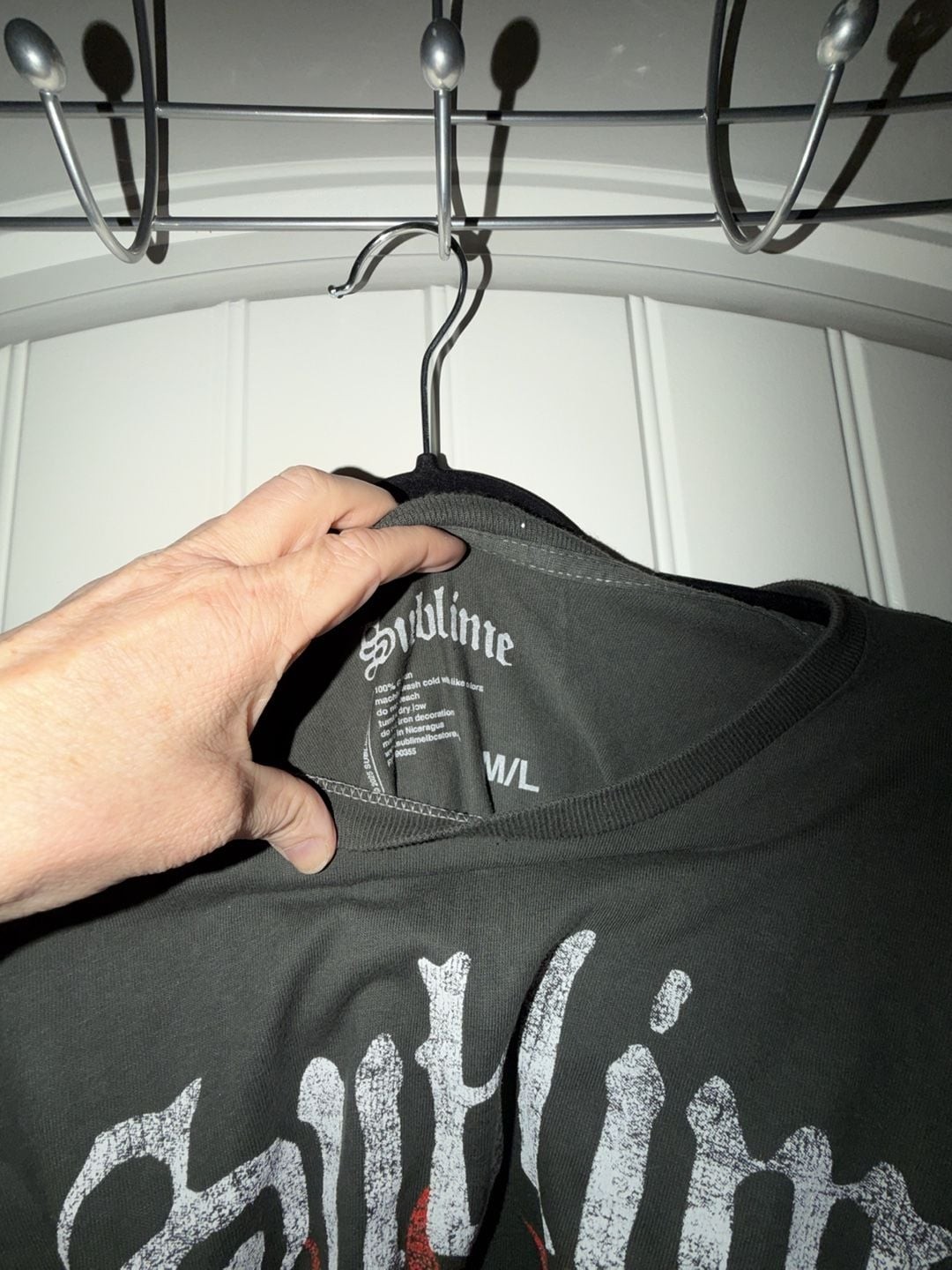 Sublime Flaming Heart Washed Oversized Graphic T-Shirt gallery