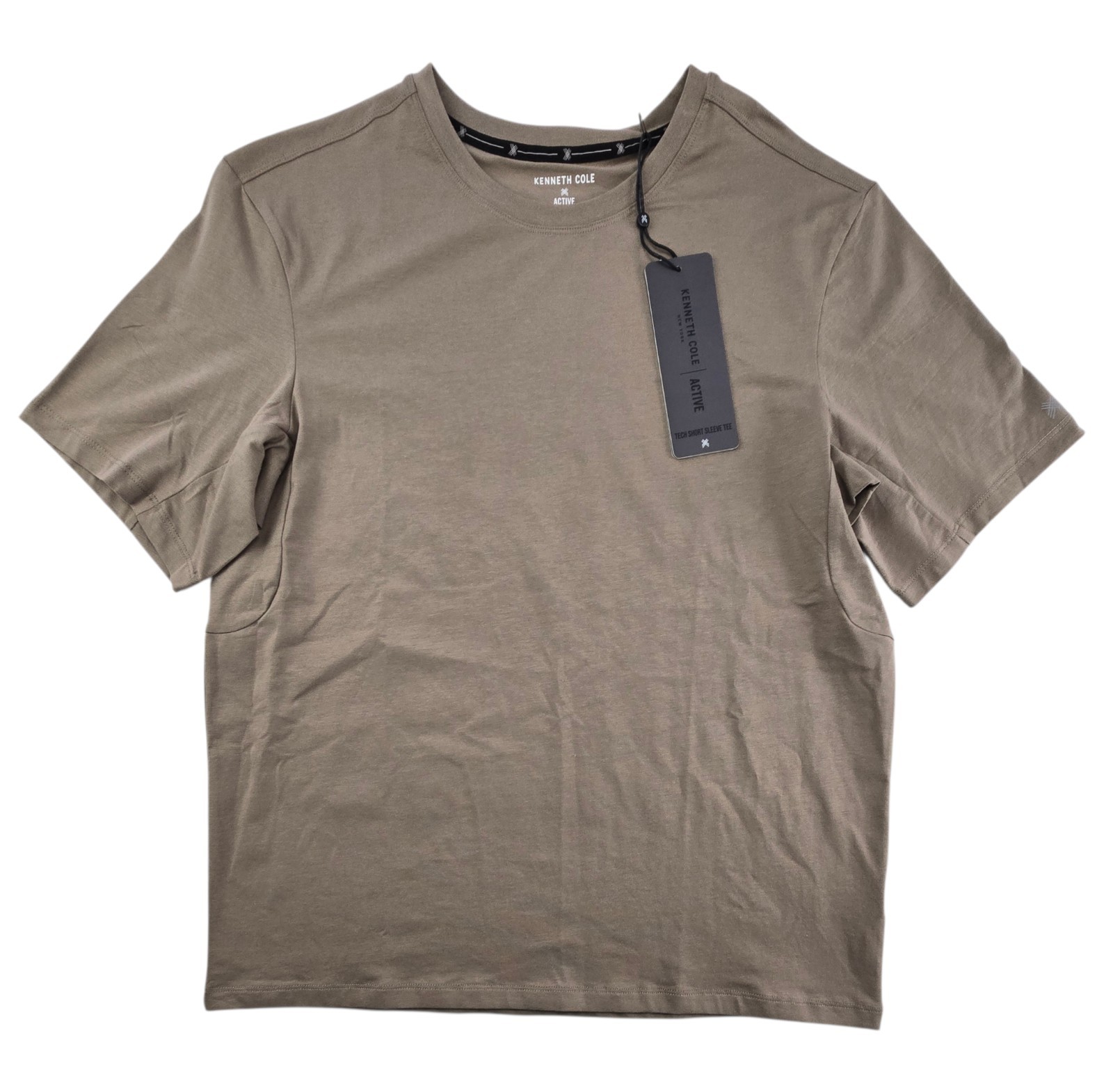 Kenneth Cole Men's Active Tech Shirt S/S Stretch Breathable Soft Cotton UPF 50+ gallery