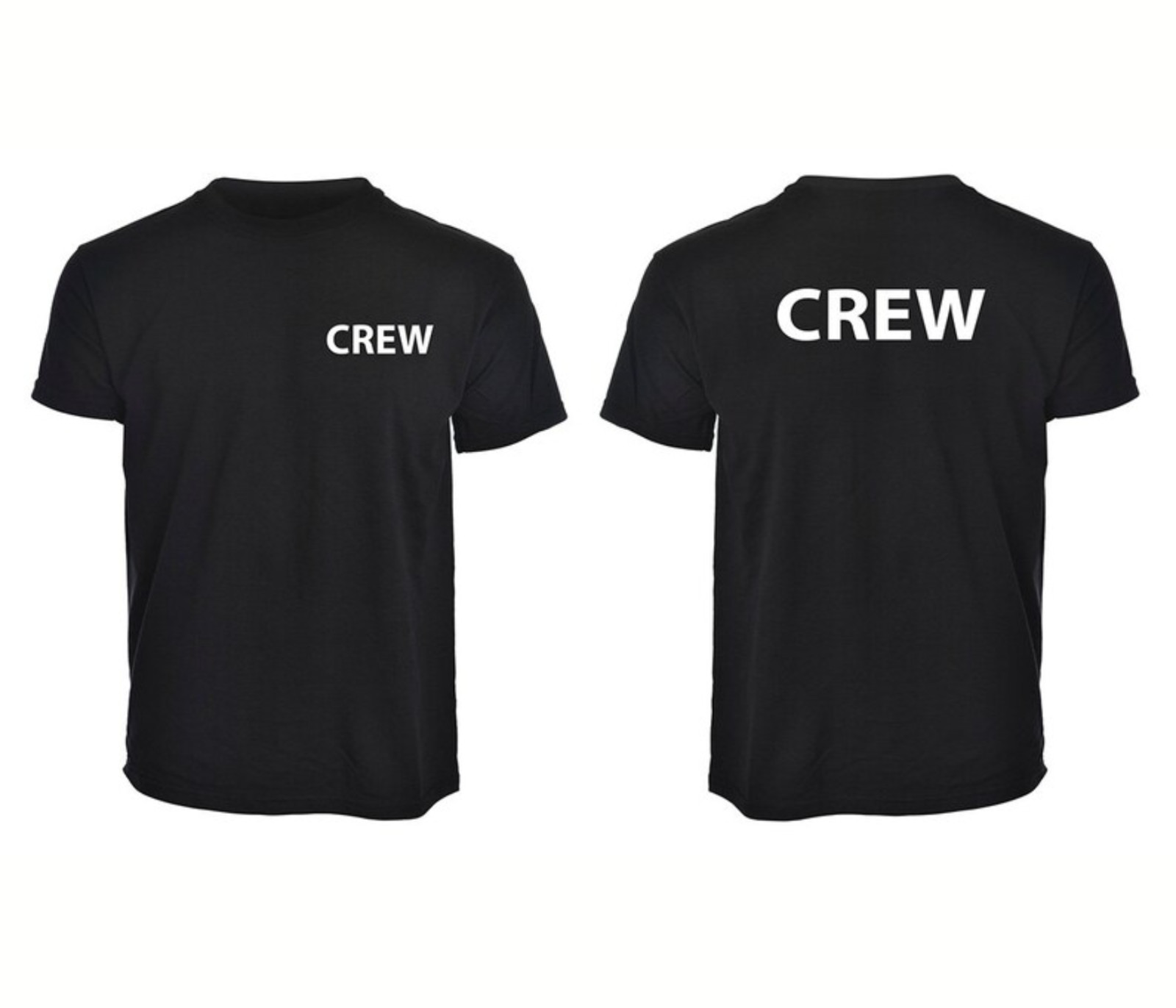 Personalised Staff Left Chest Back Security Workwear Unisex Uniform T-Shirt Tee gallery