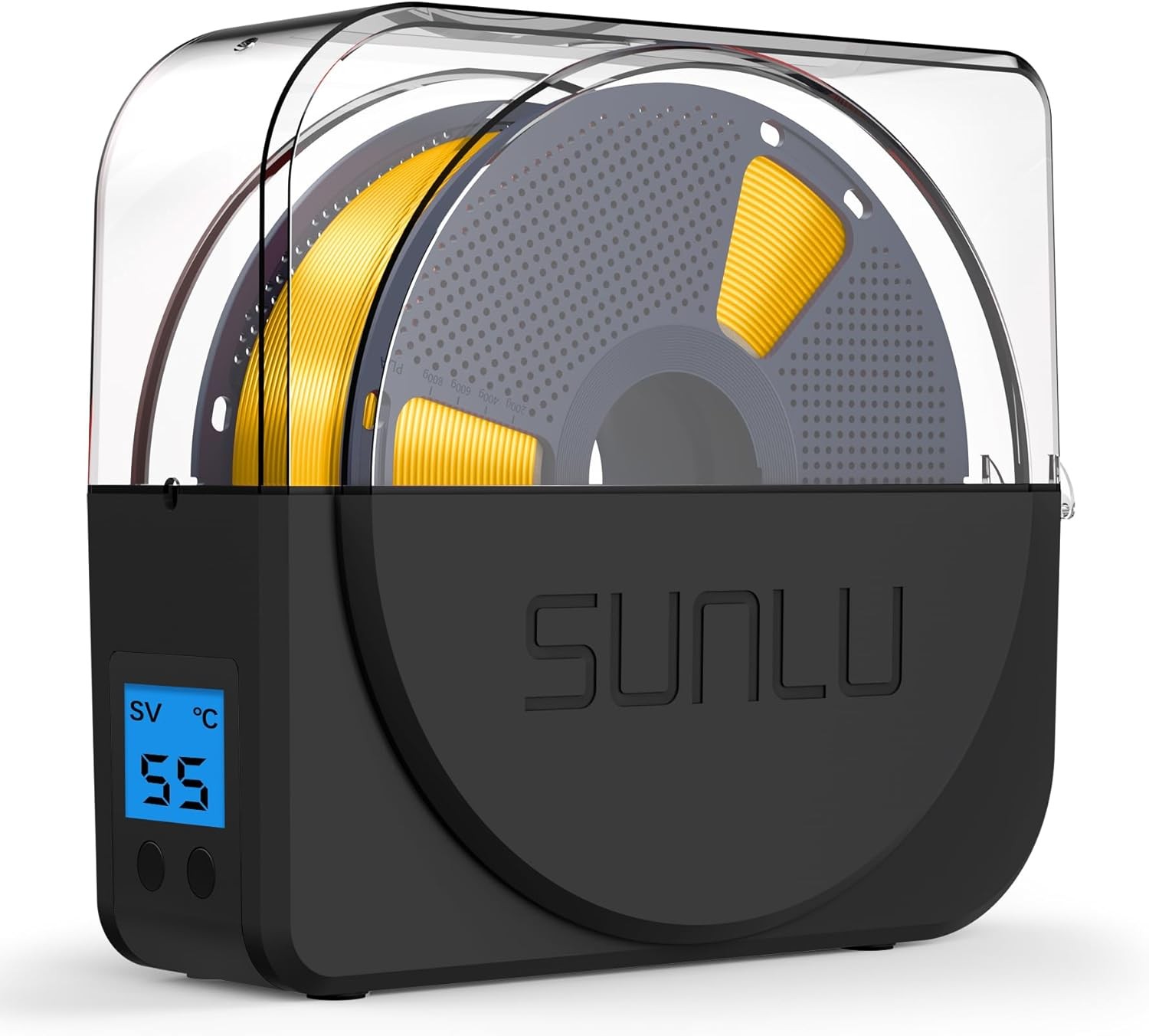 SUNLU Black S1 Plus Dryer 3D Printer Filament Dryer Box With Fan,Filament Holder