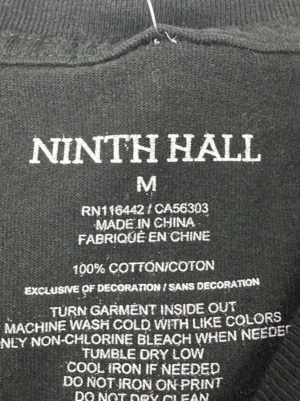 New Ninth Hall Ambush Eagle Black T-Shirt Size Medium gallery