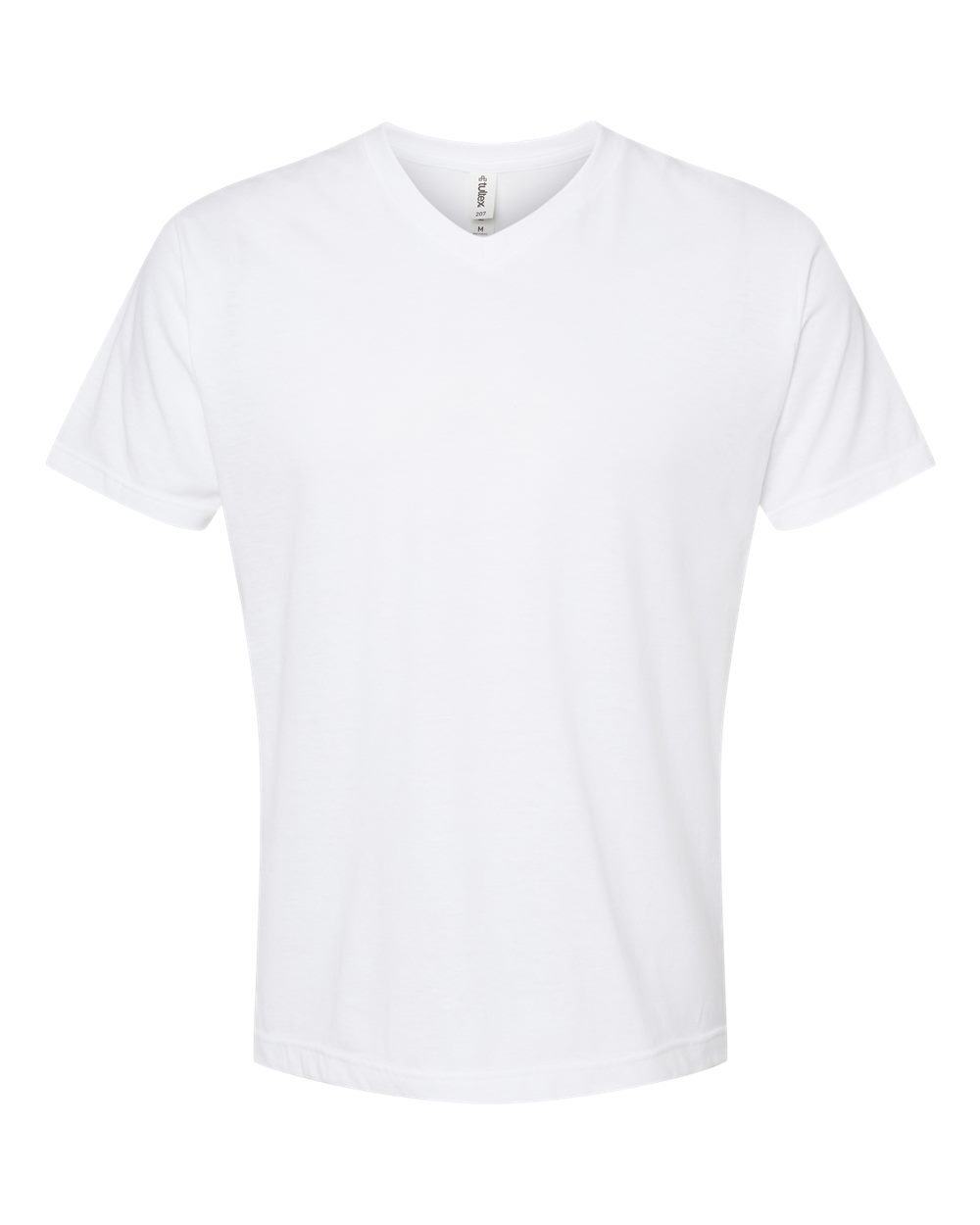 Tultex 207 Men's Poly-Rich V-Neck T-Shirt gallery