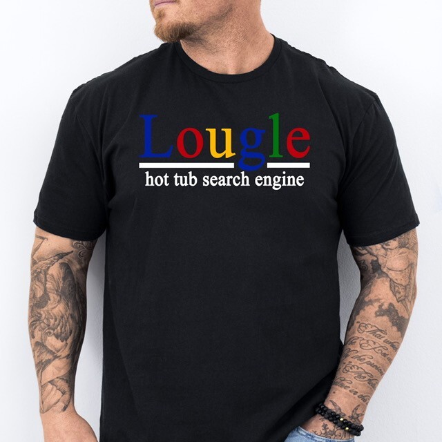 LOUGLE, Hot Tub Time Machine themed Ring Spun Cotton T-Shirt