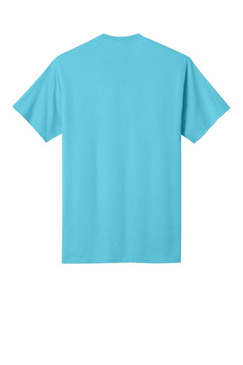 NEW! PC54 Port & Co Cotton Tee - AQUATIC BLUE - Wholesale Lot BLANK gallery