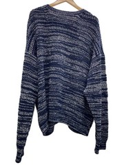 YOKE Knit Sweater (Thick), Medium, Cotton, NVY, YK20SS0111S