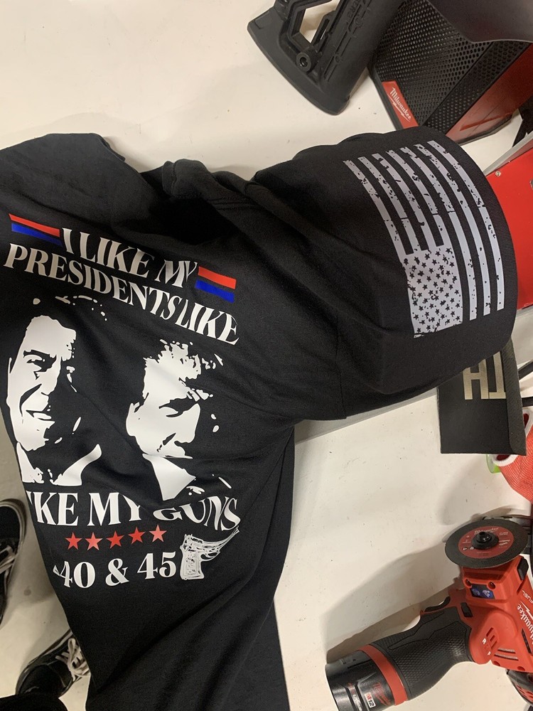 Medium HackOPS (Grunt Style Fit) I Like My Presidents like I Like My Guns