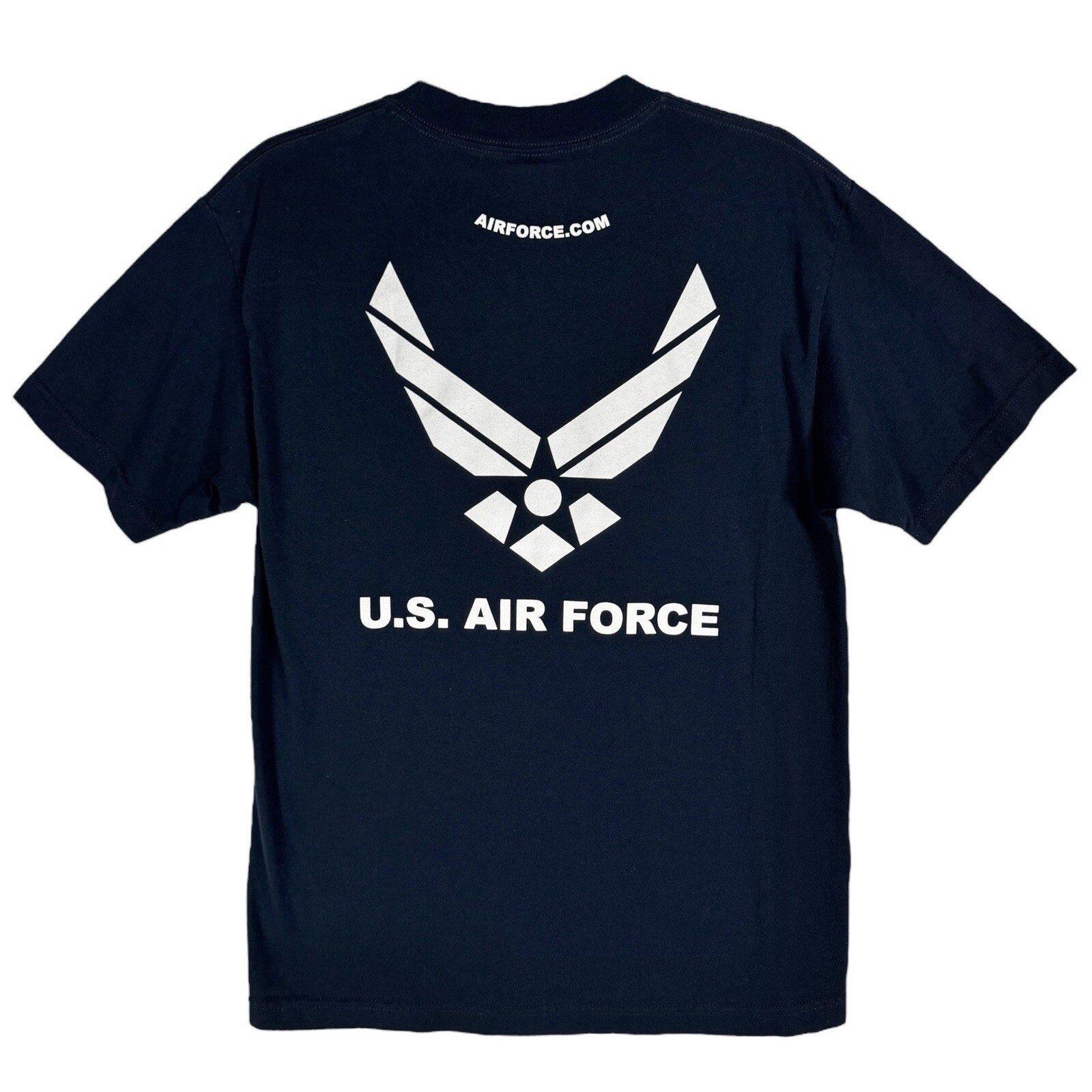 Lot 2 USAF Air Force Shield Graphic T Shirt Size M Military Training Fighter Jet gallery