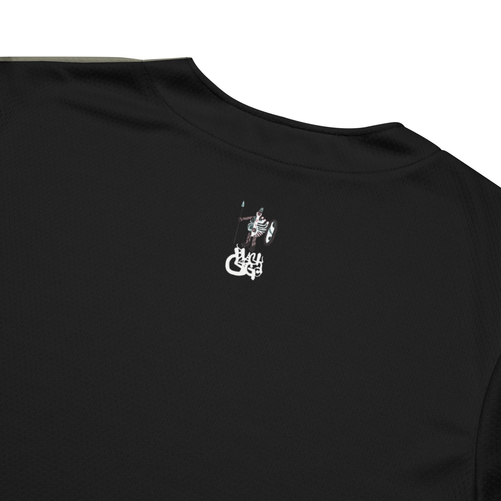 BlackCargo Mens Recycled Baseball Jersey Eco Friendly Streetwear Grey S M L XL gallery