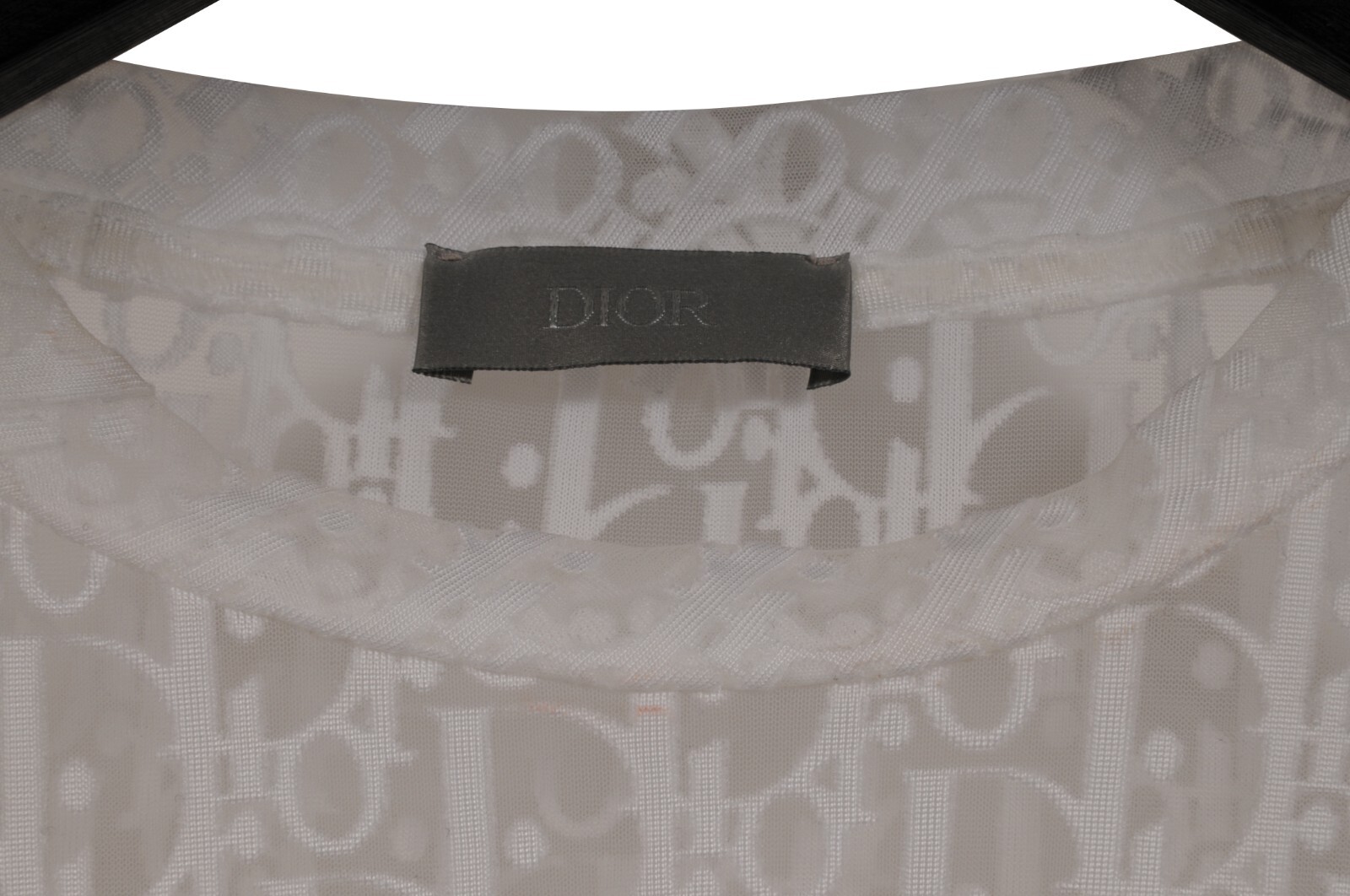 Dior Oblique Logo Semi Sheer T Shirt Size Medium Viscose Polyamide Short Sleeve gallery