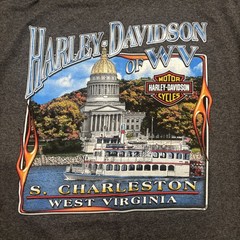 Men’s Harley Davidson Gray Grey Tank Top Sz S Charleston West Virginia WV