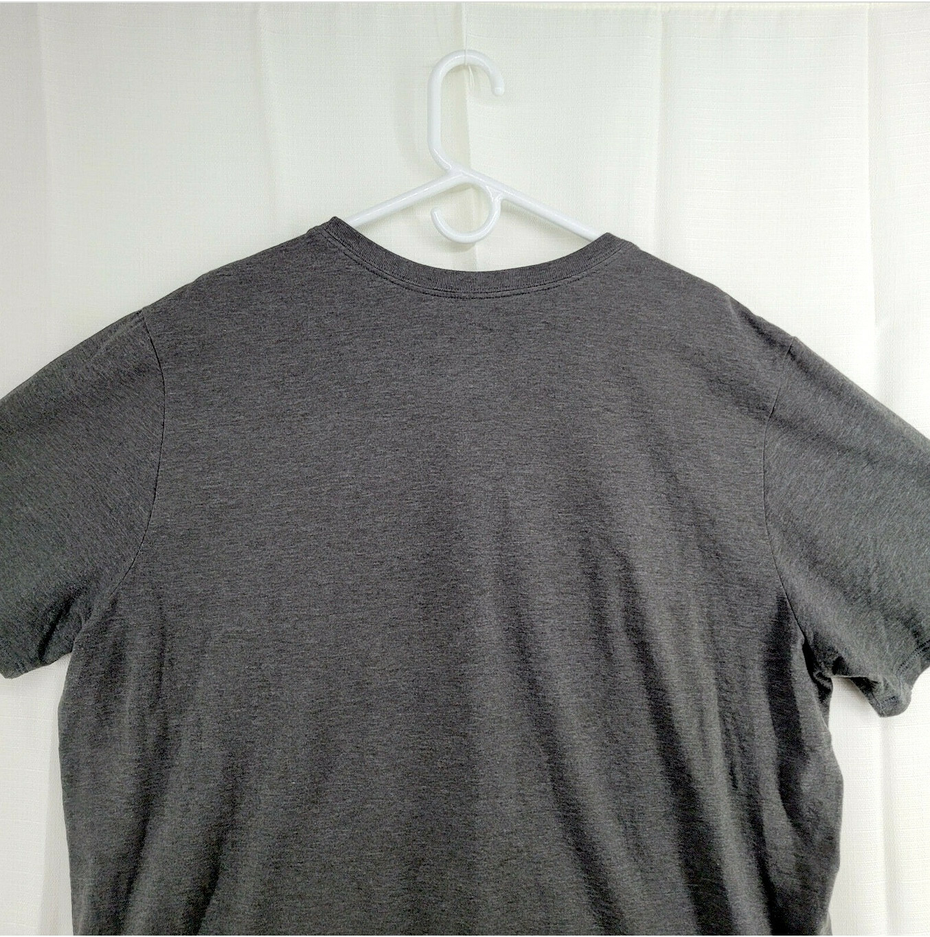 Nike Run Athletic Cut Men's Size XXL Solid Gray Oversized Logo Crew-Neck T-Shirt gallery