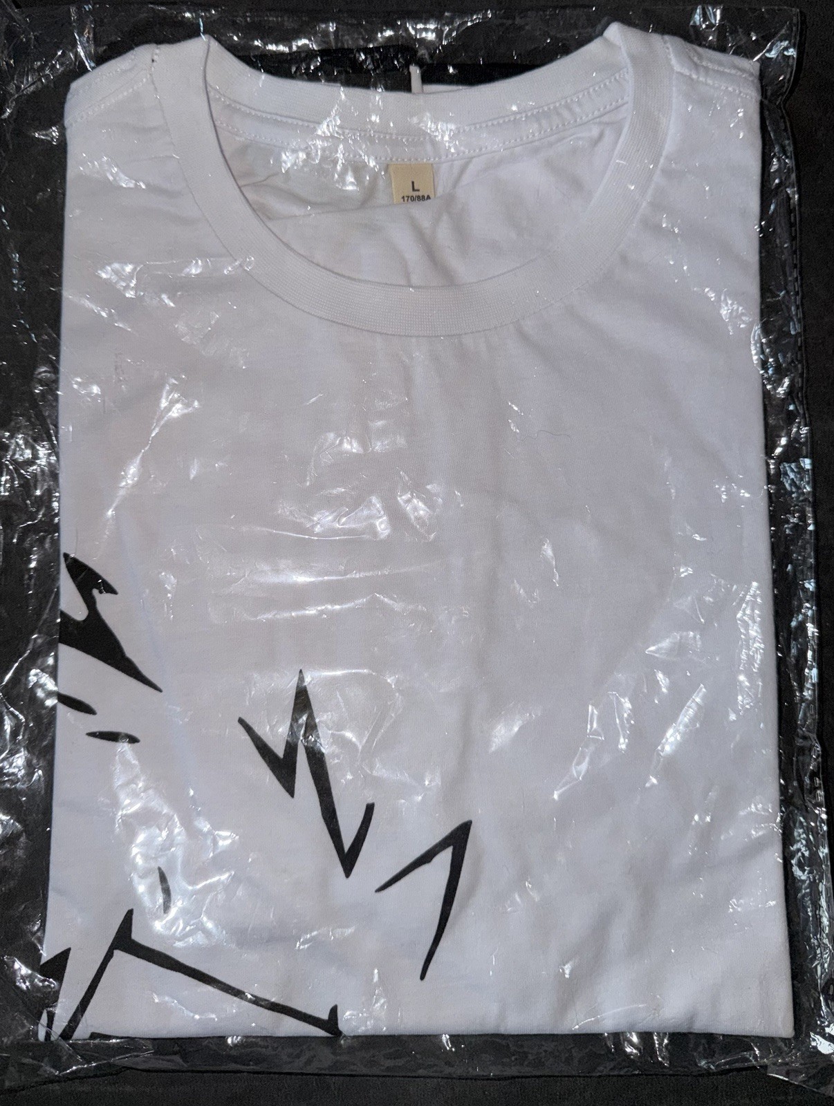 Naruto Uzumaki Clan Sasuke White Graphic T-Shirt Size L Anime Manga NEW gallery