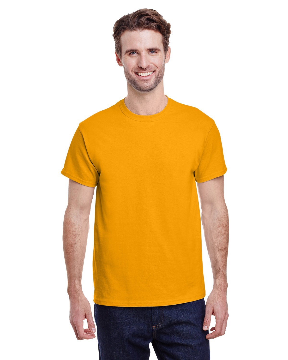 Gildan G500 Adult Solid Heavy Cotton Tee Plain Blank Casual T-Shirt gallery