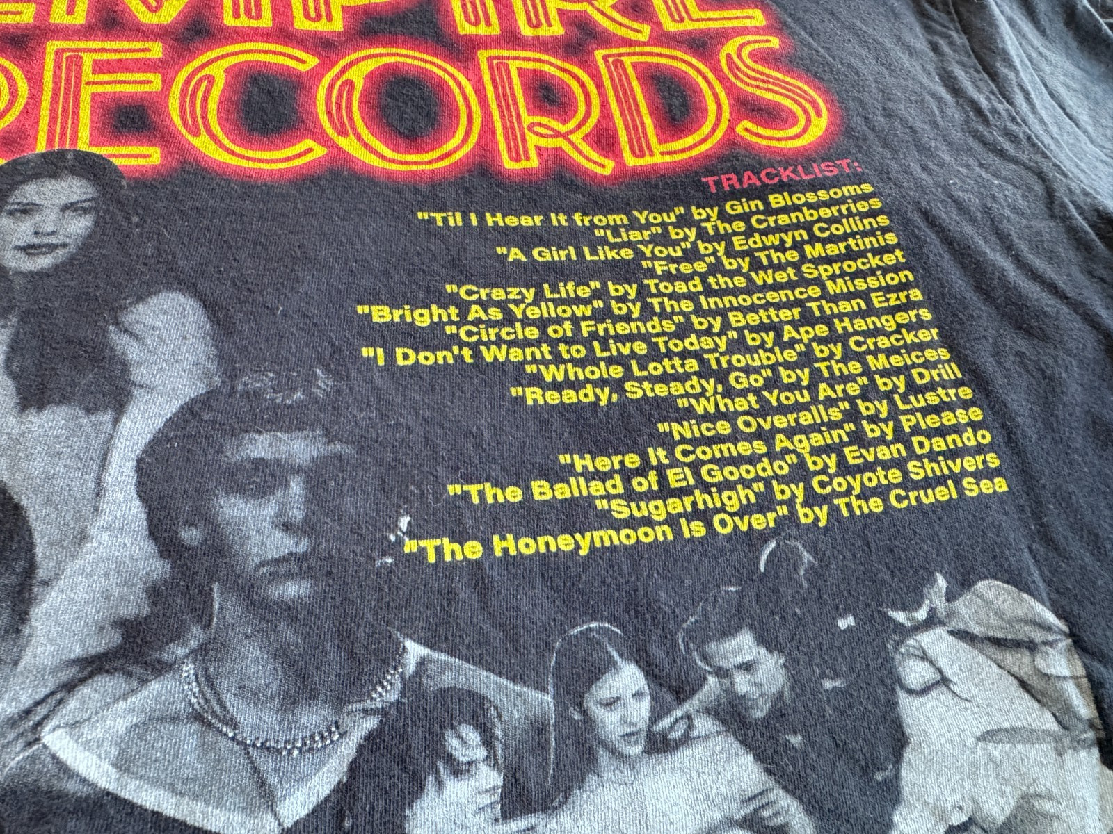 Empire Records Shirt Soundtrack Listing 1995 Liv Tyler Ethan Embry gallery