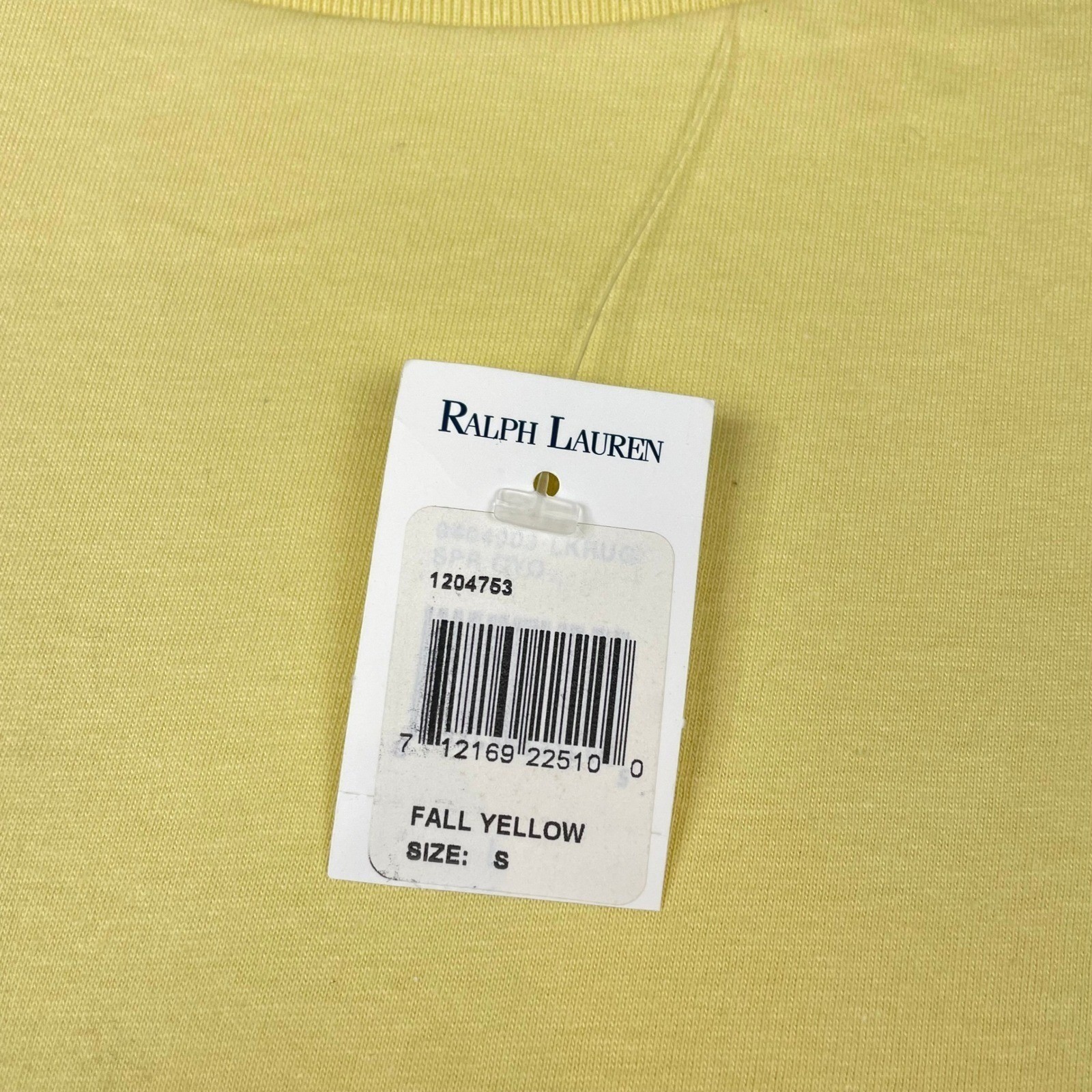 Polo Ralph Lauren Mens T-Shirt Fall Yellow Blue Pony Logo Cotton Tee Small NWT gallery