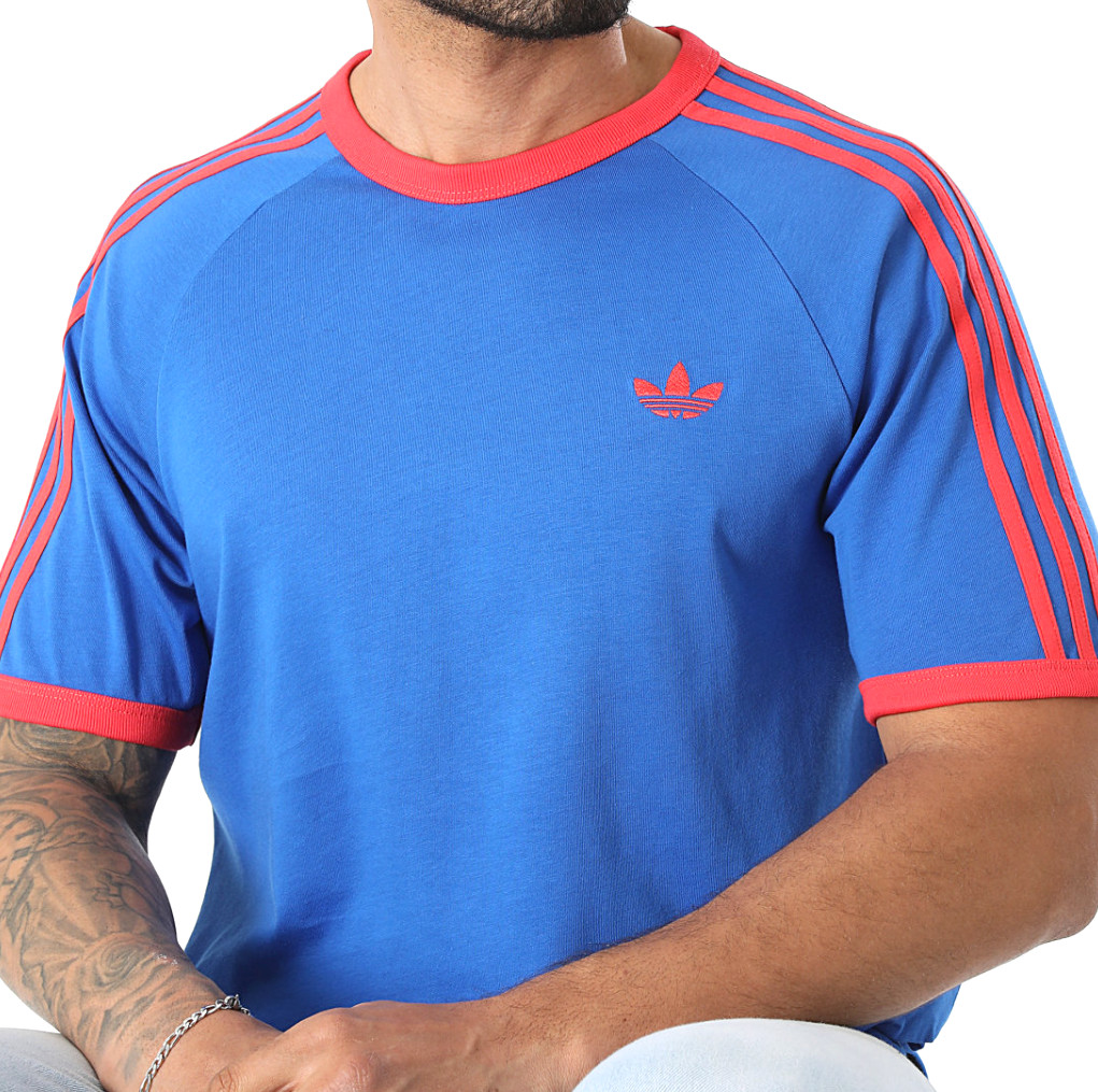 NEW MENS ADIDAS ORIGINALS CALIFORNIA 3 STRIPES TREFOIL SHIRT ~SIZE MEDIUM #KF353 gallery