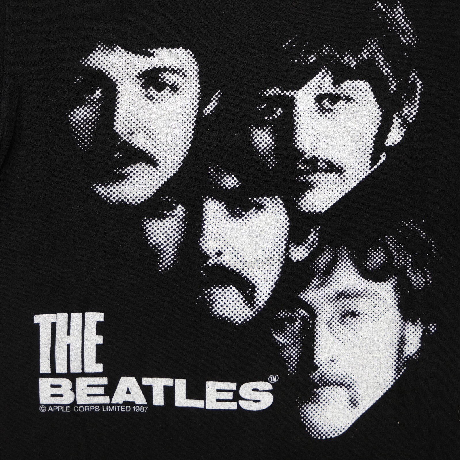 Rare Vintage HERING The Beatles John Paul Ringo 1987 Graphic T Shirt 80s Apple M gallery