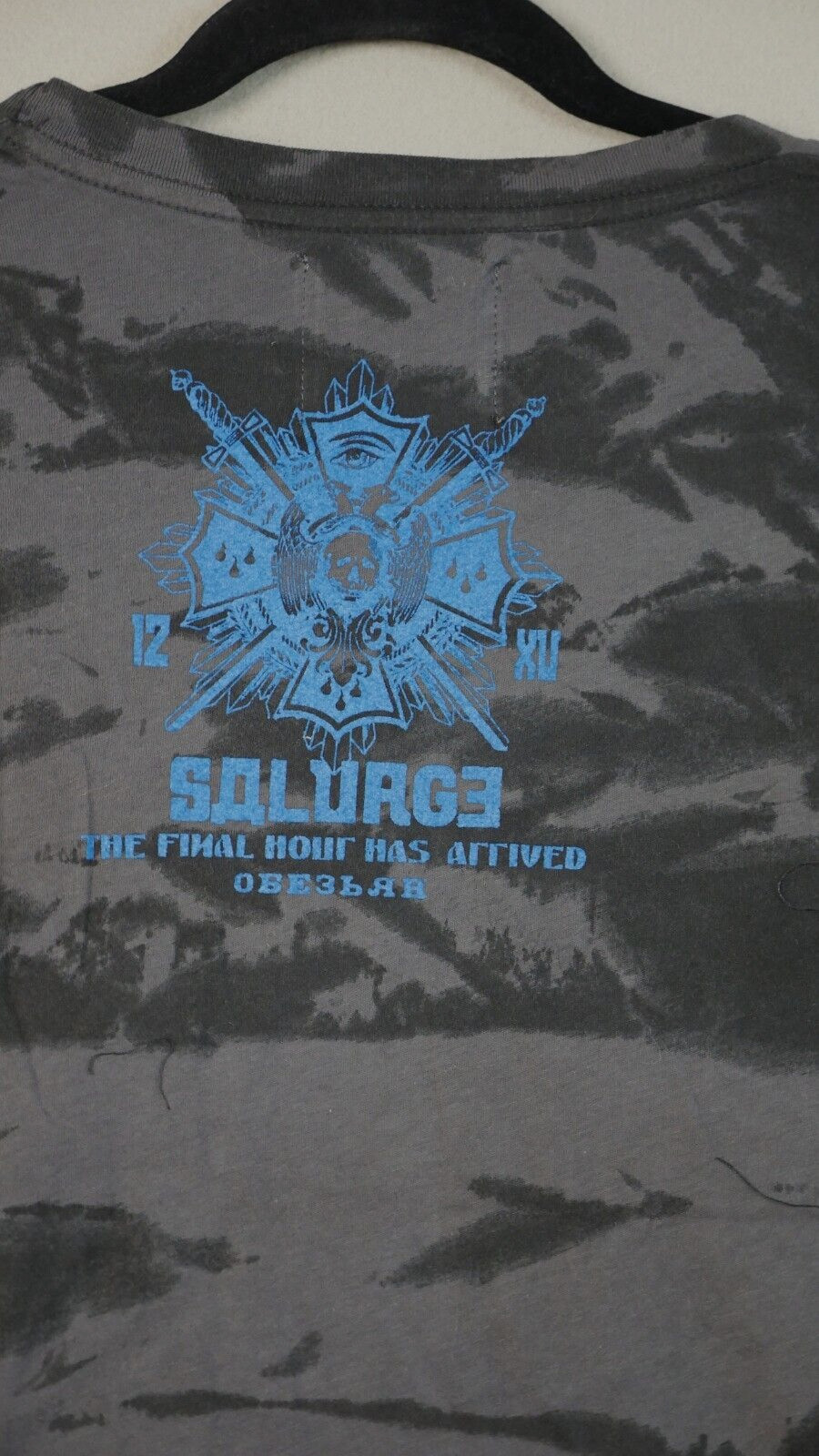Genuine Vintage Salvage Brand T Shirt "Shogun" Charcoal V51T425 Size XXL gallery