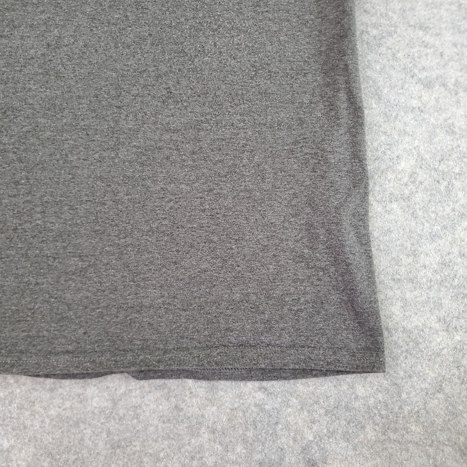 Active Shirt Mens Large Gray Crew Neck Short Sleeve Graphic Stretch Pullover gallery